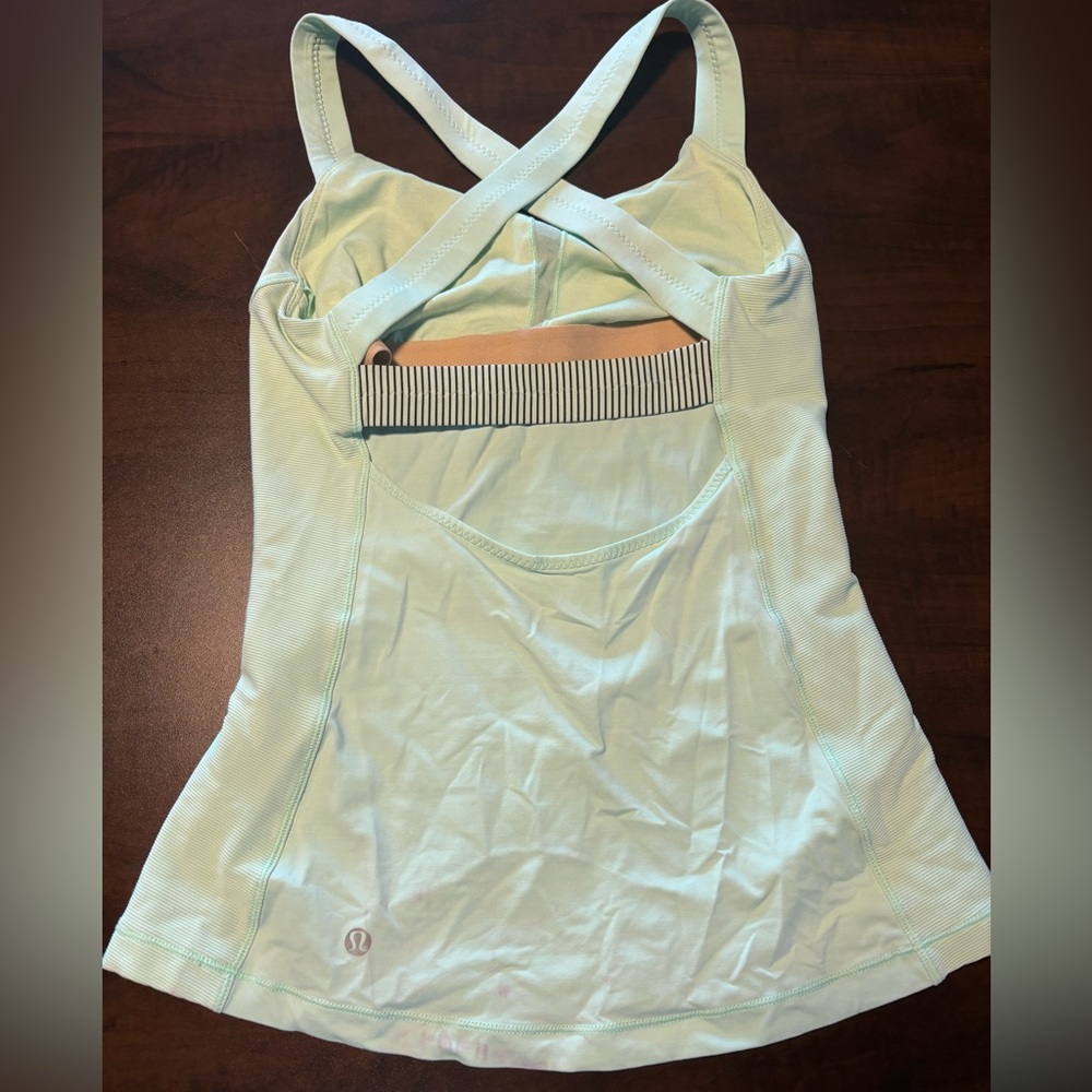 Lululemon Light Green Tank Top